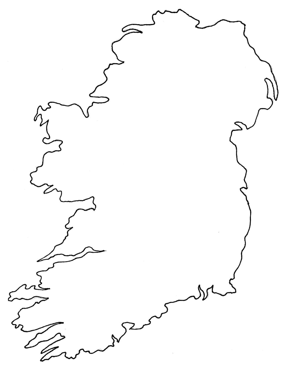 ਖਾਲੀ ਦਾ ਨਕਸ਼ਾ ireland