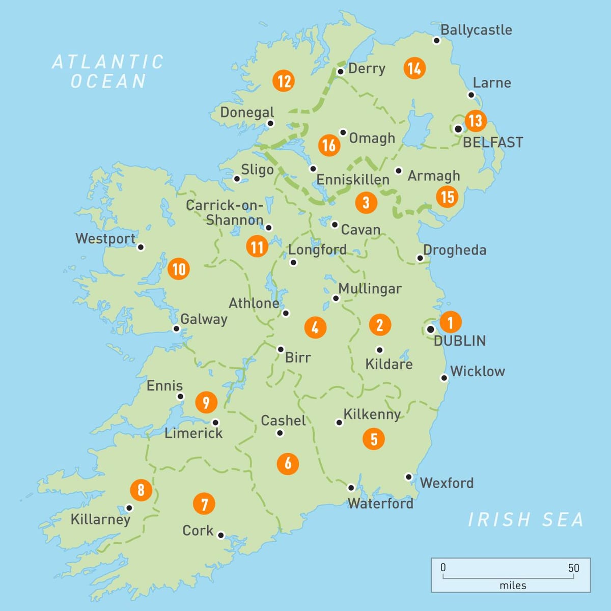 ਨਕਸ਼ਾ ਦੇ ਤਰੰਗ ireland