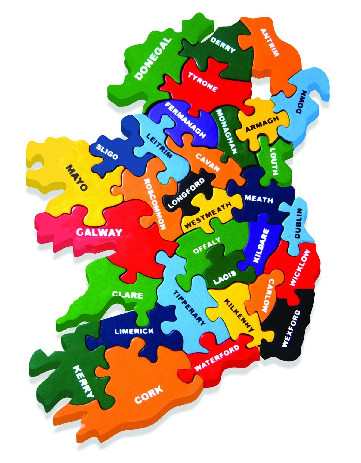 ਨਕਸ਼ਾ ਨਕਸ਼ਾ ਦੇ ireland ਦੇ jigsaw