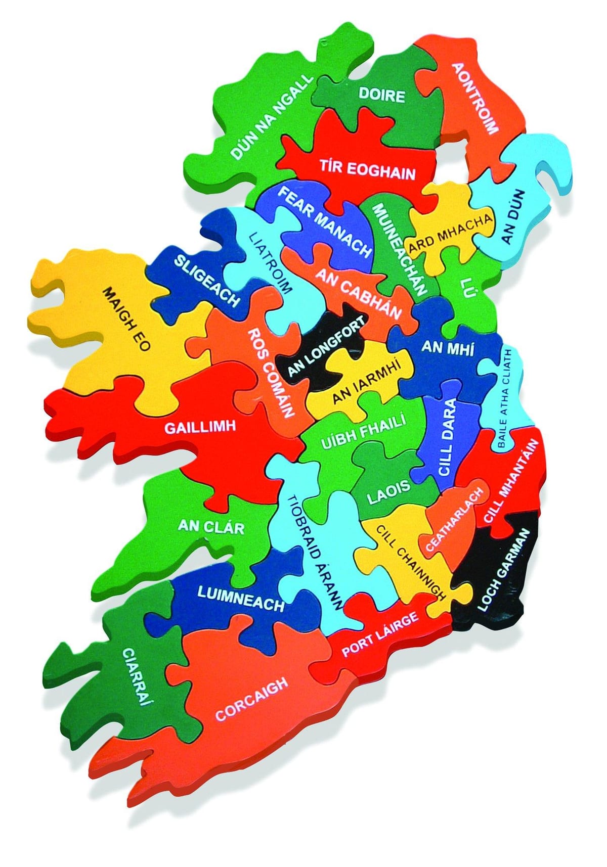 ਨਕਸ਼ਾ ਨਕਸ਼ਾ ਦੇ ireland ਦੇ ਤੌਰ ਤੇ gaeilge