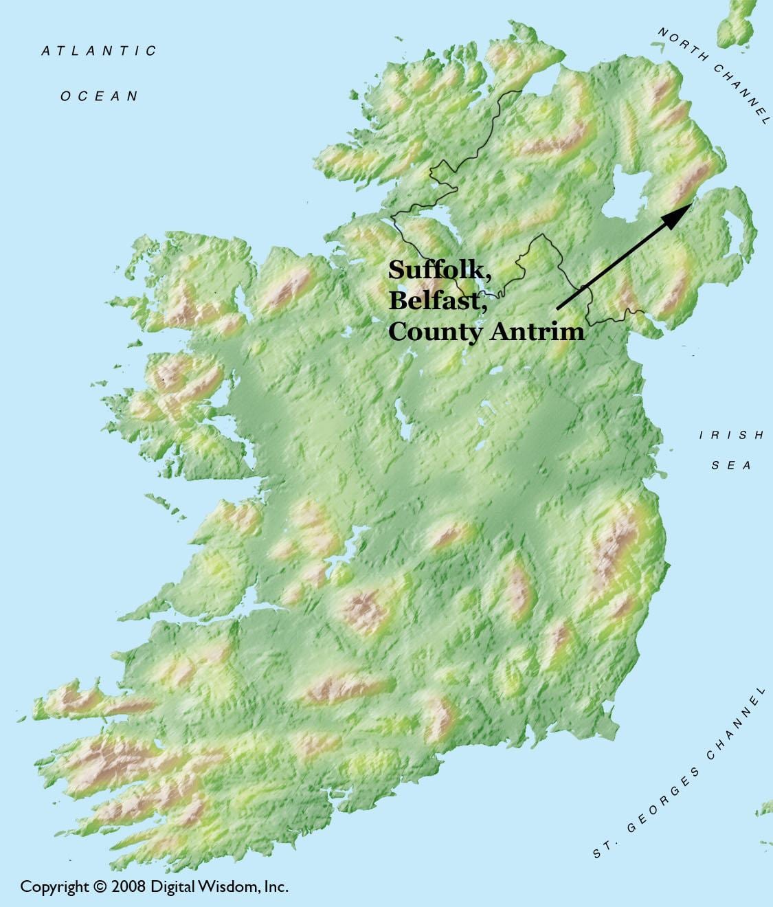 ਨਕਸ਼ਾ ਦੇ ਬੇਲਫਾਸ੍ਟ northern ireland