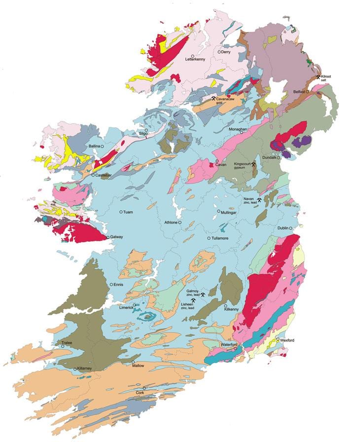 ਨਕਸ਼ਾ ਦੇ ਭੂ ਨਕਸ਼ਾ ਦੇ ireland