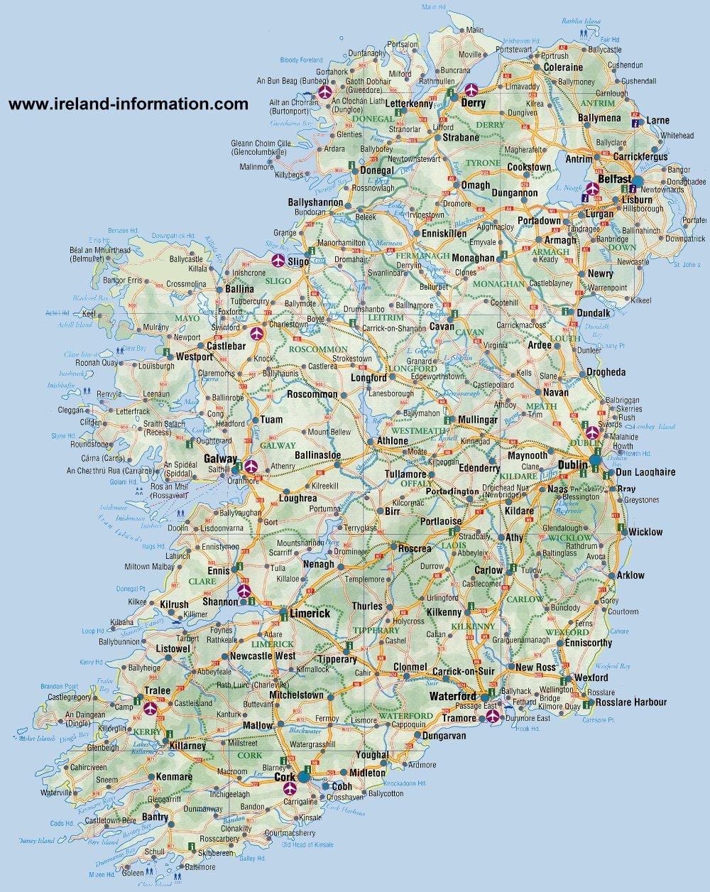 ਨਕਸ਼ਾ ਦੇ blackrock ireland