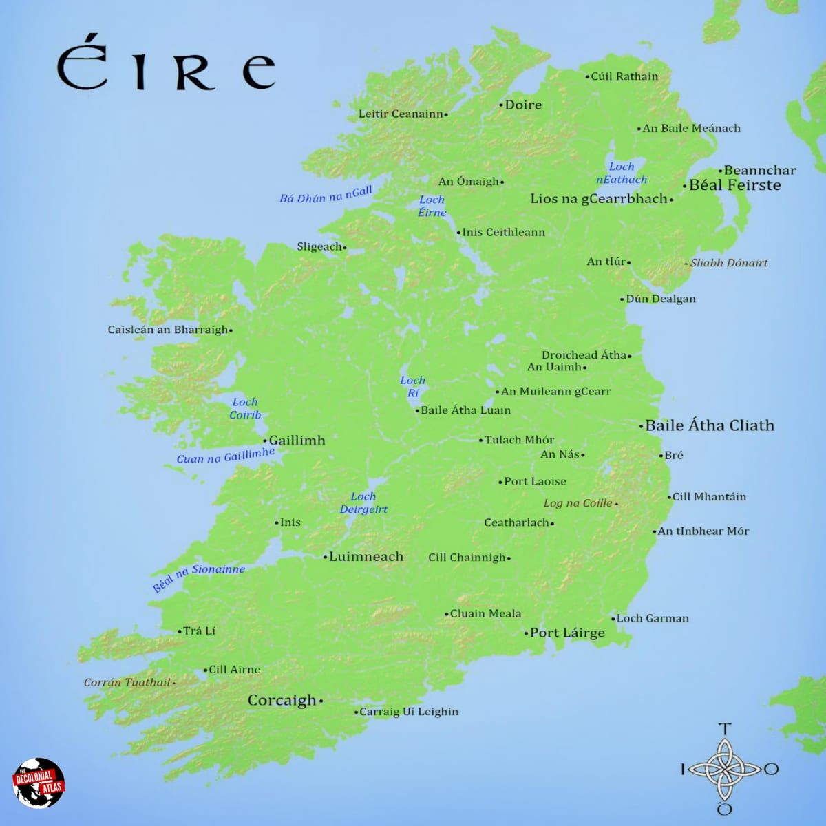 ਨਕਸ਼ਾ ਦੇ eire
