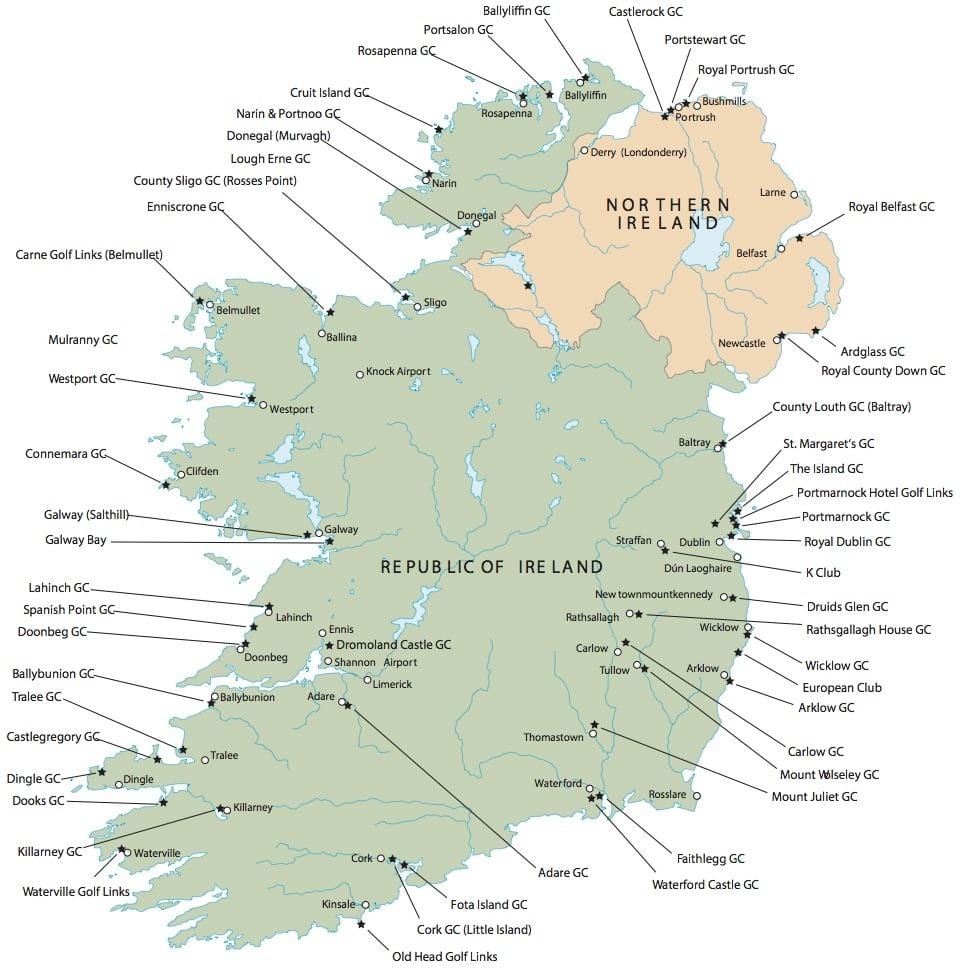 ਵਧੀਆ ਨਕਸ਼ਾ ਦੇ ireland