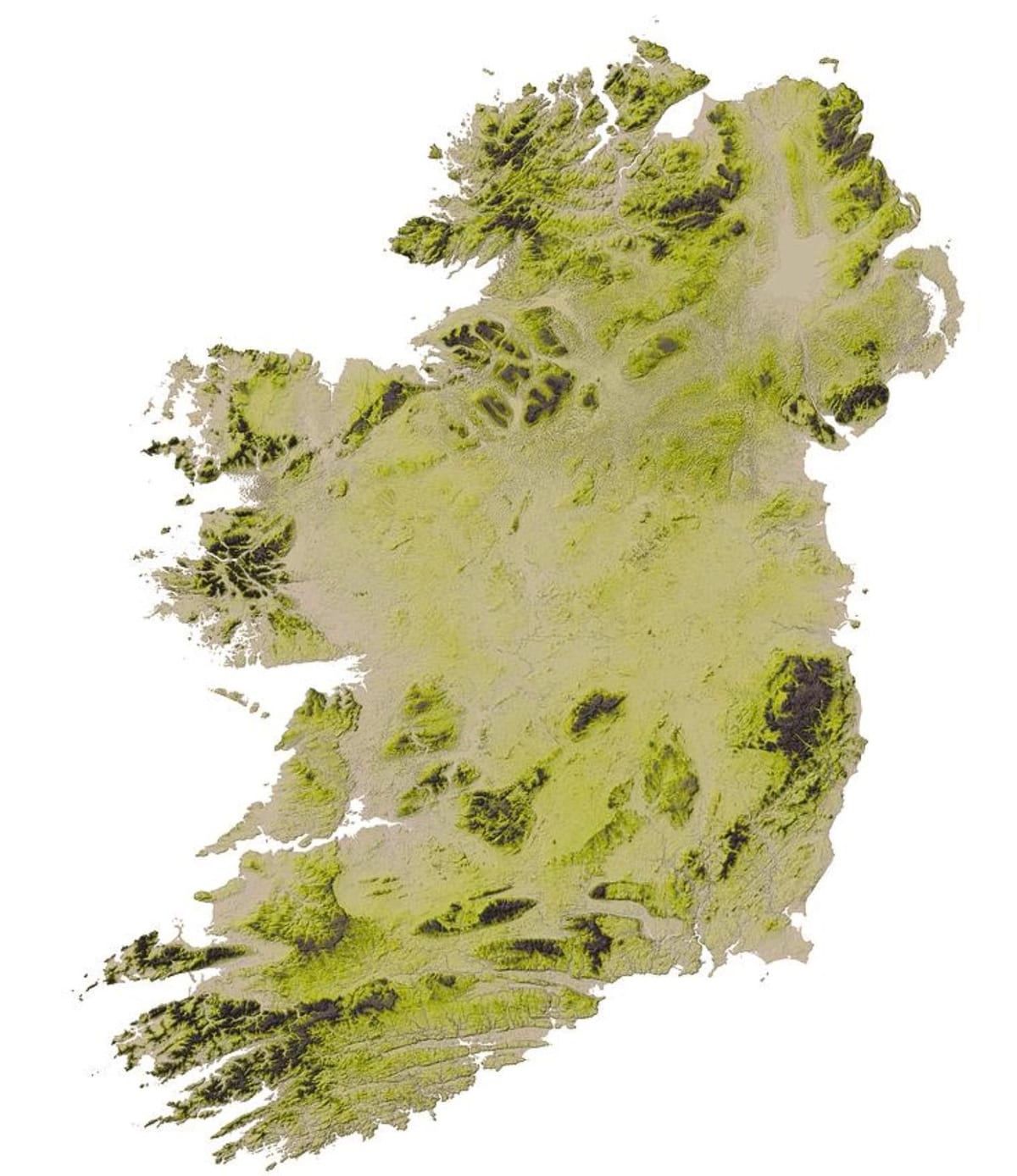 ਭੂਗੋਲਿਕ ਨਕਸ਼ਾ ਦੇ ireland