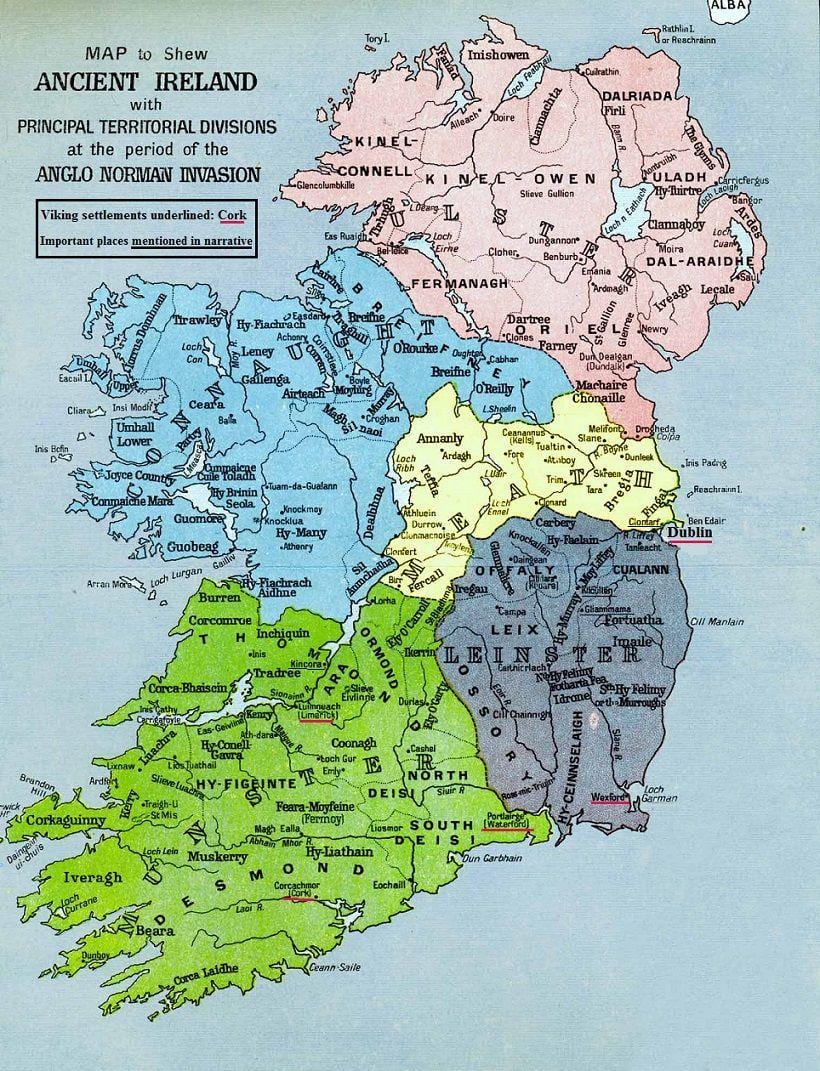 ਨਕਸ਼ਾ ਦੇ megalithic ireland