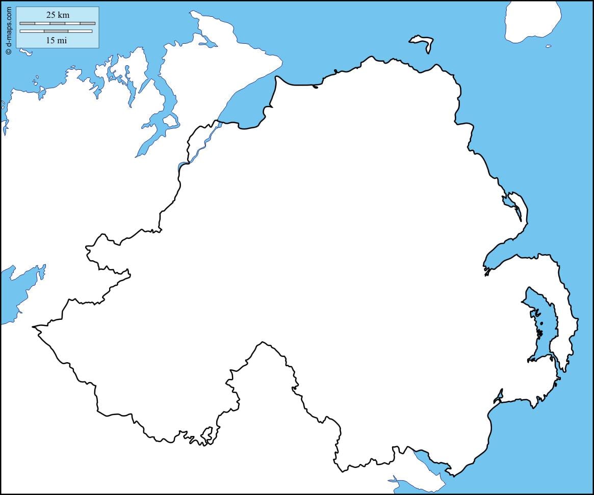 ਖਾਲੀ ਨਕਸ਼ਾ ਦੇ northern ireland