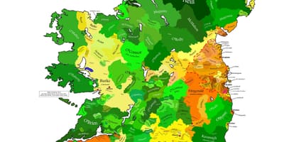 ਨਕਸ਼ਾ ਦੇ ਕਬੀਲੇ ਦਾ ਨਕਸ਼ਾ ireland