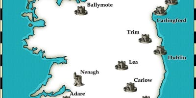 ਨਕਸ਼ਾ ਦੇ ਕਿਲੇ ਵਿੱਚ ireland
