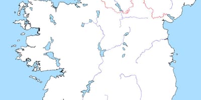 ਨਕਸ਼ਾ ਦੇ ਖਾਲੀ ਨਕਸ਼ਾ ireland ਦੇ ਨਾਲ ਦਰਿਆ