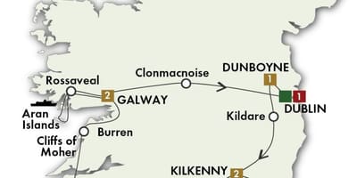 ਨਕਸ਼ਾ 0f ireland