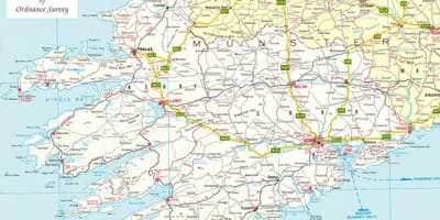 ਨਕਸ਼ਾ ਨਕਸ਼ਾ ਦੇ ਉੱਤਰੀ ਪੱਛਮੀ ireland