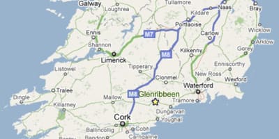 ਇੱਕ ਨਕਸ਼ਾ ਦੇ ਦੱਖਣੀ ireland