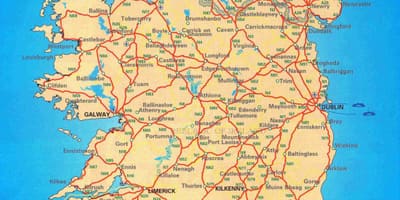 ਨਕਸ਼ਾ ਦੇ eire counties