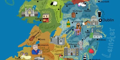 ਕਾਰਟੂਨ ਦਾ ਨਕਸ਼ਾ ireland