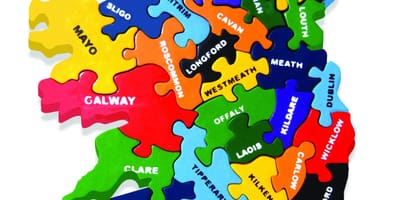 ਨਕਸ਼ਾ ਨਕਸ਼ਾ ਦੇ ireland ਦੇ jigsaw