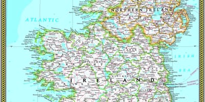 ਨਕਸ਼ਾ ਦੇ ਨੈਸ਼ਨਲ ਜੀਓਗਰਾਫਿਕ ਦਾ ਨਕਸ਼ਾ ireland