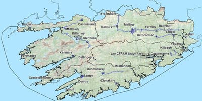 ਵੇਰਵਾ ਨਕਸ਼ਾ ਦੇ ਪੱਛਮੀ ireland