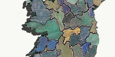 ਨਕਸ਼ਾ ਦੀ ਲੱਕੜ ਦਾ ਨਕਸ਼ਾ ireland