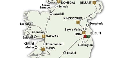 ਨਕਸ਼ਾ ਦੇ ਵਧੀਆ ਸੜਕ ਦਾ ਨਕਸ਼ਾ ਦੇ ireland