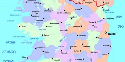 ਨਕਸ਼ਾ ਦੇ irelands