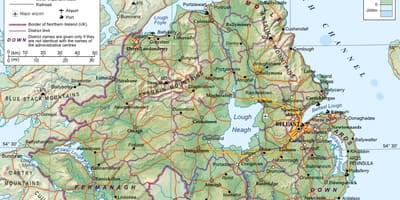 ਗਲੀ ਦਾ ਨਕਸ਼ਾ northern ireland