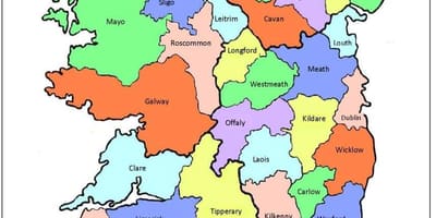 ਨਕਸ਼ਾ ਦੇ ireland 32 counties
