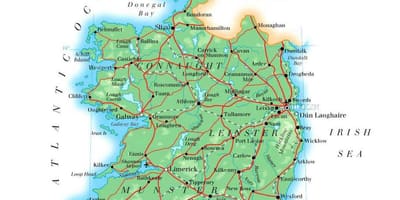 ਨਕਸ਼ਾ ਦੇ ireland ਉਚਾਈ 