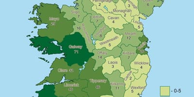 ਨਕਸ਼ਾ ireland ਦੇ ਭੂਗੋਲ 