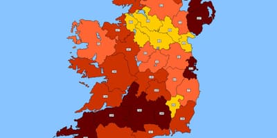 ਨਕਸ਼ਾ ਦੇ ireland postcode