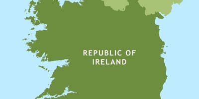 ਸੜਕ ਦਾ ਨਕਸ਼ਾ ਦੇ ਗਣਰਾਜ, ireland